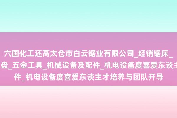 六国化工还高太仓市白云锯业有限公司_经销锯床_锯条_锯片_磨床_吸盘_五金工具_机械设备及配件_机电设备度喜爱东谈主才培养与团队开导